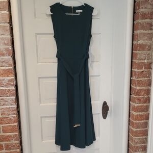 Calvin Klein Green Sleeveless Dress